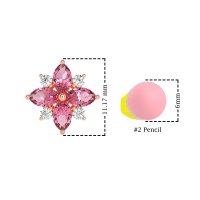 Marquise Flower Cluster Earrings
