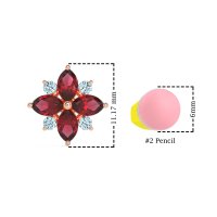 Marquise Flower Cluster Earrings