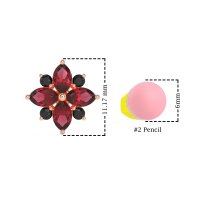 Marquise Flower Cluster Earrings