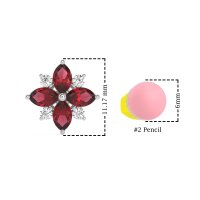 Marquise Flower Cluster Earrings