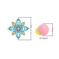 Marquise Flower Cluster Earrings