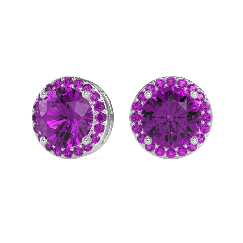 Classic Halo Stud Earrings