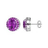 Classic Halo Stud Earrings