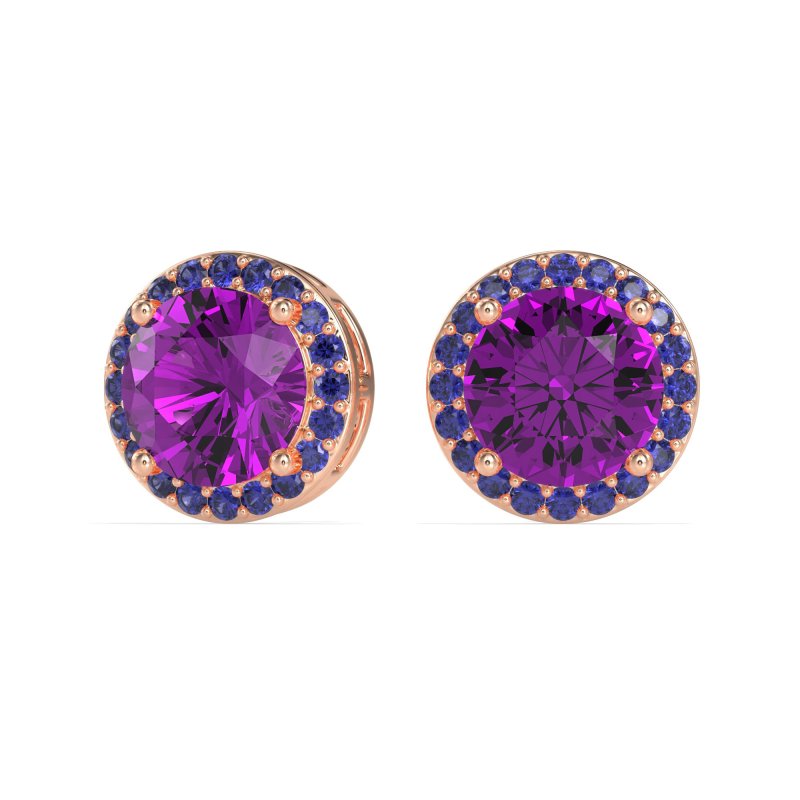 Classic Halo Stud Earrings