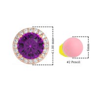 Classic Halo Stud Earrings