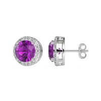 Classic Halo Stud Earrings
