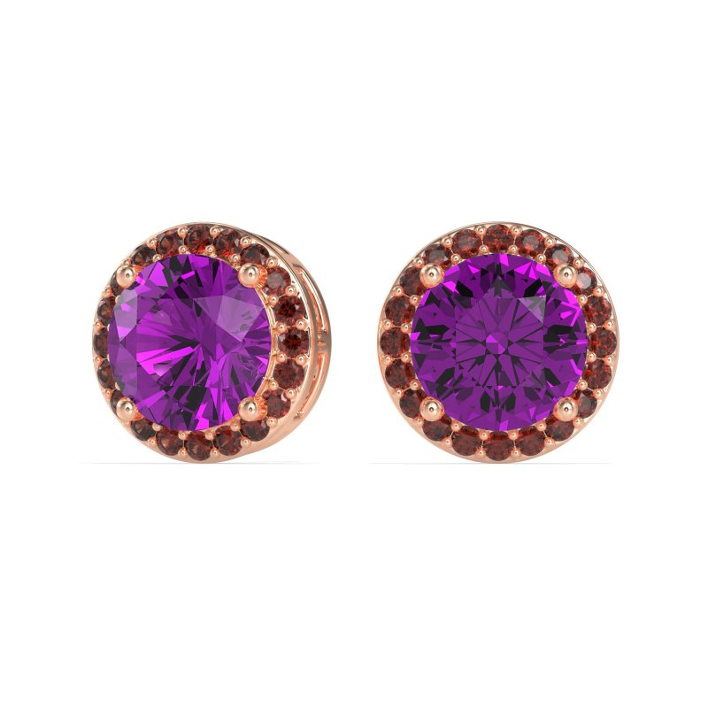 Classic Halo Stud Earrings