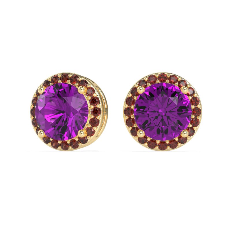 Classic Halo Stud Earrings