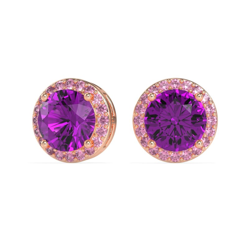Classic Halo Stud Earrings