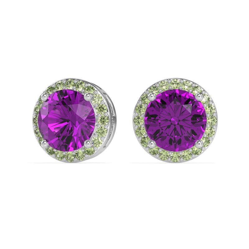Classic Halo Stud Earrings