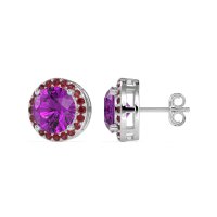 Classic Halo Stud Earrings