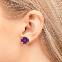 Classic Halo Stud Earrings