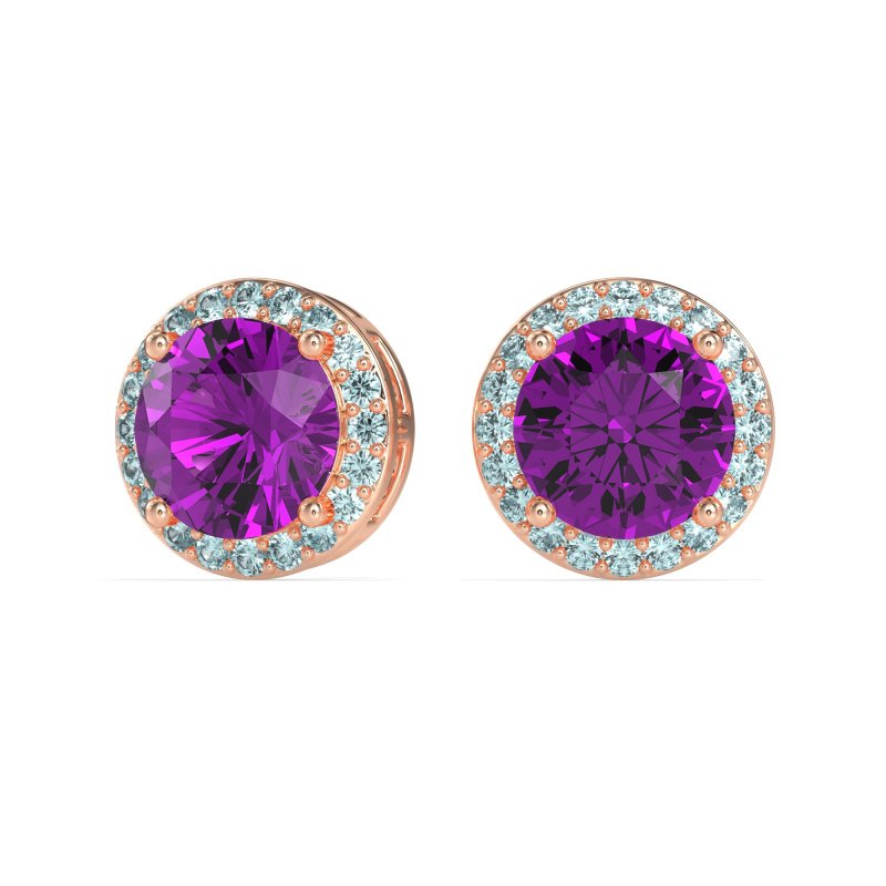 Classic Halo Stud Earrings