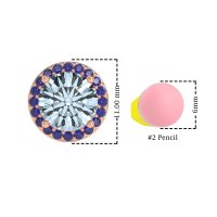 Classic Halo Stud Earrings