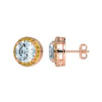 Classic Halo Stud Earrings