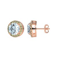 Classic Halo Stud Earrings
