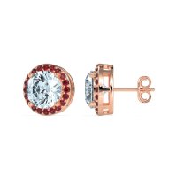 Classic Halo Stud Earrings
