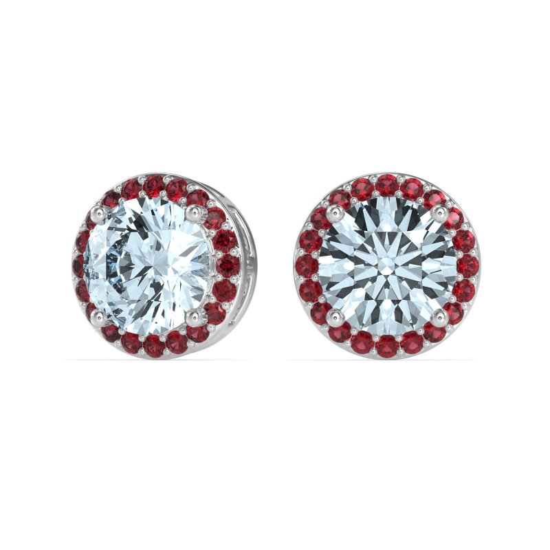 Classic Halo Stud Earrings