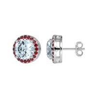 Classic Halo Stud Earrings