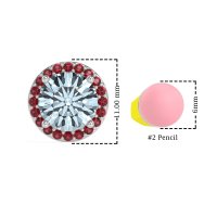 Classic Halo Stud Earrings