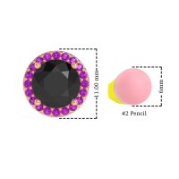 Classic Halo Stud Earrings