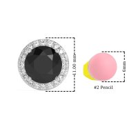 Classic Halo Stud Earrings