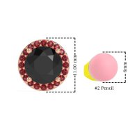 Classic Halo Stud Earrings
