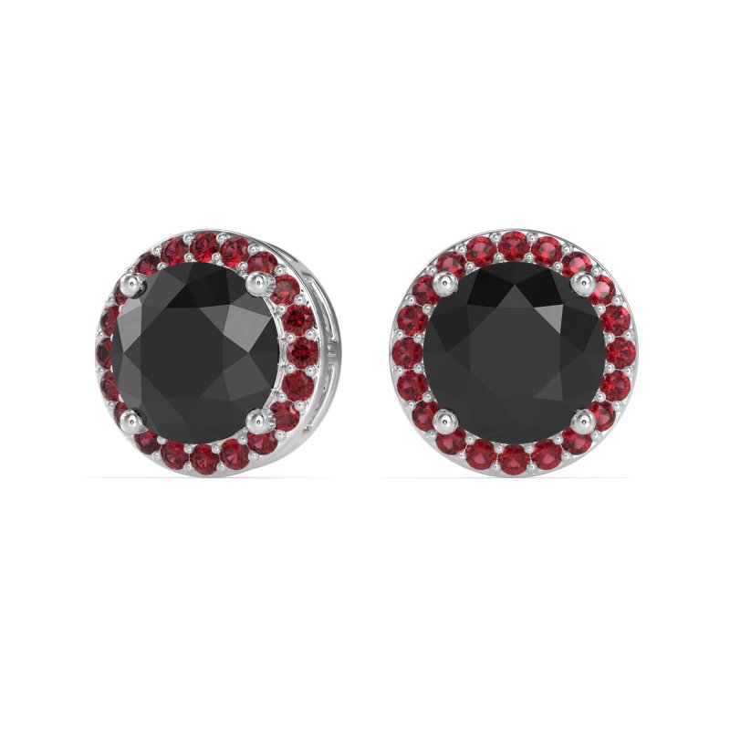 Classic Halo Stud Earrings