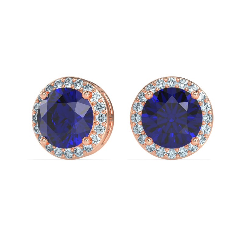 Classic Halo Stud Earrings
