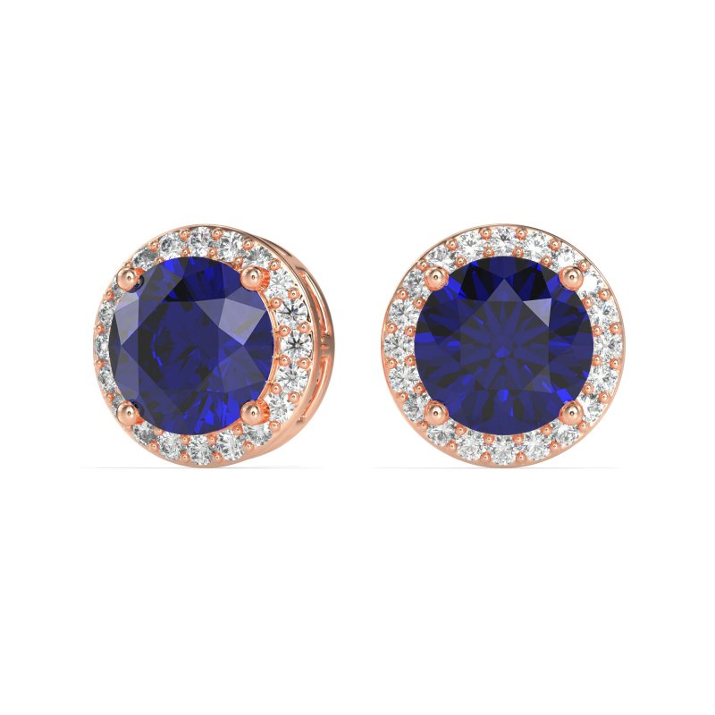 Classic Halo Stud Earrings