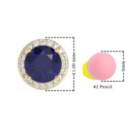 Classic Halo Stud Earrings