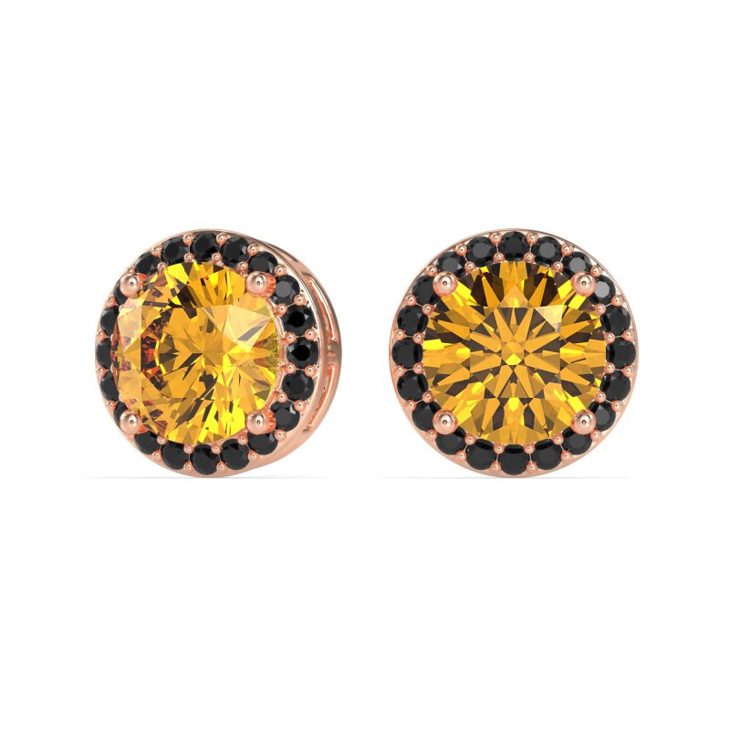 Classic Halo Stud Earrings