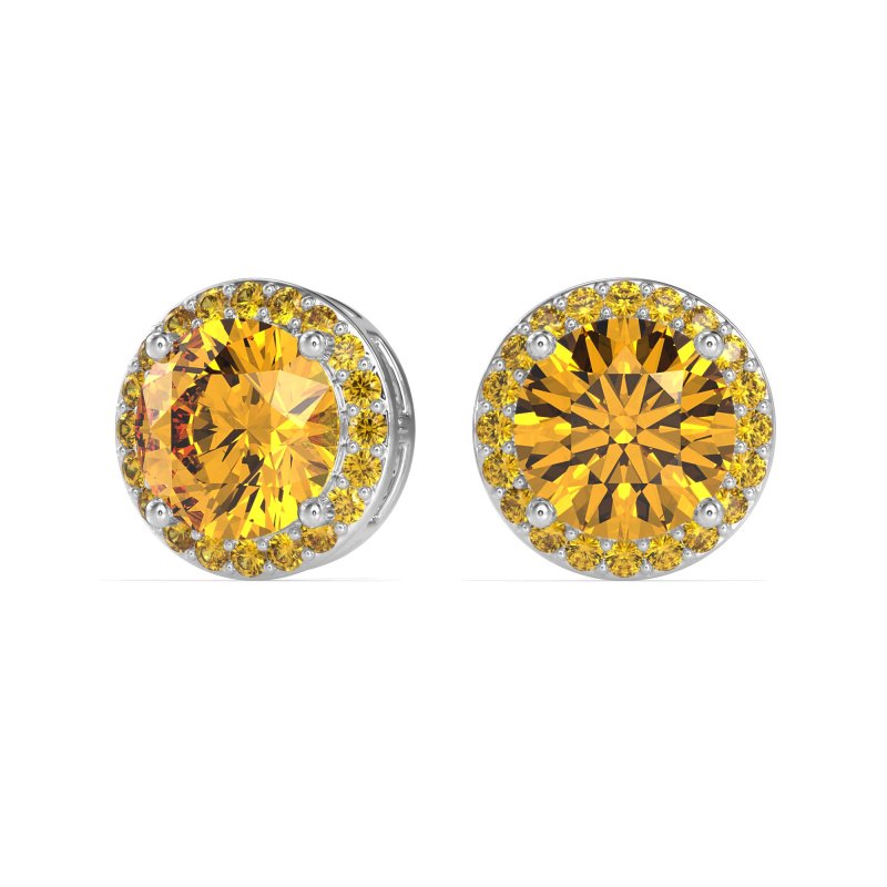 Classic Halo Stud Earrings
