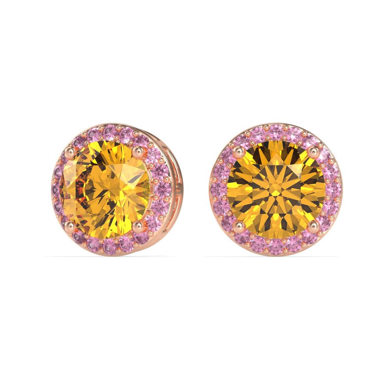 Classic Halo Stud Earrings