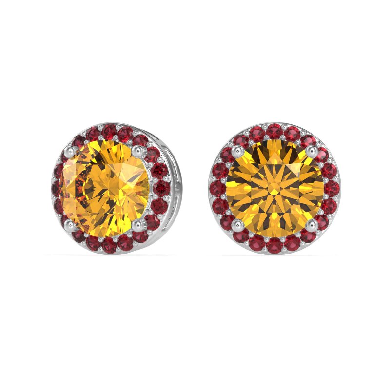Classic Halo Stud Earrings