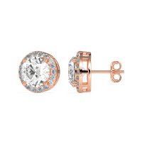 Classic Halo Stud Earrings