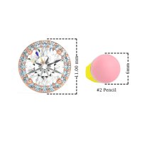 Classic Halo Stud Earrings