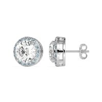 Classic Halo Stud Earrings