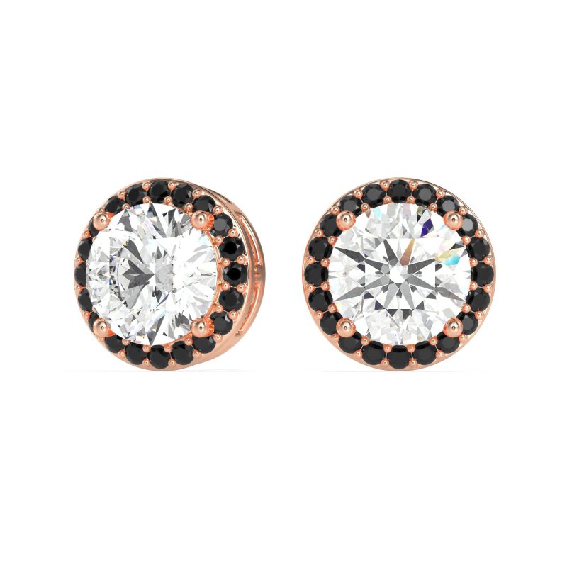 Classic Halo Stud Earrings