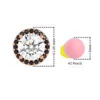 Classic Halo Stud Earrings