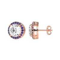 Classic Halo Stud Earrings