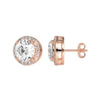 Classic Halo Stud Earrings