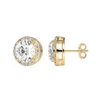 Classic Halo Stud Earrings