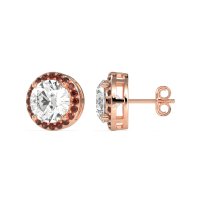 Classic Halo Stud Earrings