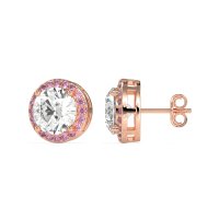 Classic Halo Stud Earrings