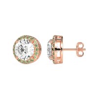 Classic Halo Stud Earrings