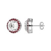 Classic Halo Stud Earrings