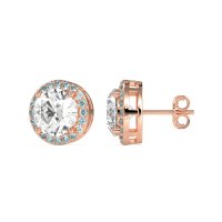Classic Halo Stud Earrings
