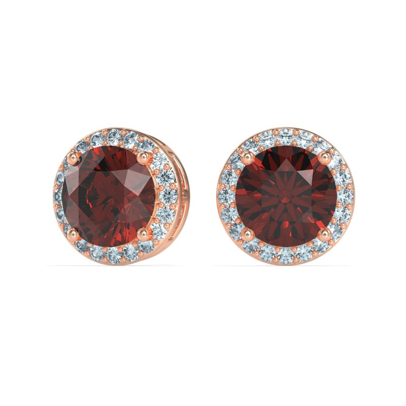 Classic Halo Stud Earrings