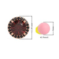 Classic Halo Stud Earrings